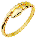 Snake Shaped Bangle Bracelet Women Jewelry