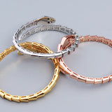 Snake Shaped Bangle Bracelet Women Jewelry