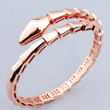 Snake Shaped Bangle Bracelet Women Jewelry