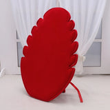 Flame Necklace Jewelry Pendant Display Holder Stand Velvet Easel Rack