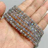 AAA+ Gray Moonstone Labradorite Semi-precious Stone Beads 3/4/5/6mm