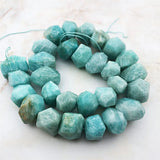 Natural Amazonite Stone Beads Jewelry Faceted Shape Loose Beads Quartz Gem