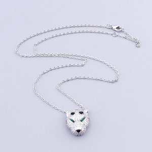 High Leopard Earrings Necklace Set Holiday Gift