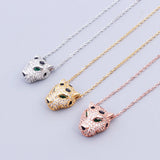 High Leopard Earrings Necklace Set Holiday Gift