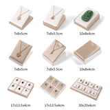 Leather Pendant Necklace Display Holder Stand Storage Organizer