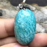 Natural Amazonite Beads Pendant Jewelry for Woman Man Lucky Wealth Crystal
