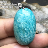 Natural Amazonite Beads Pendant Jewelry for Woman Man Lucky Wealth Crystal