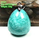 Natural Amazonite Pendant Jewelry For Women Men Healing Love Gift