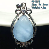 Aquamarine Necklace Pendant Luck Love Healing Crystal Stone Beads