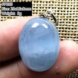 Natural Aquamarine Pendant Jewelry For Woman Lady Man Gift