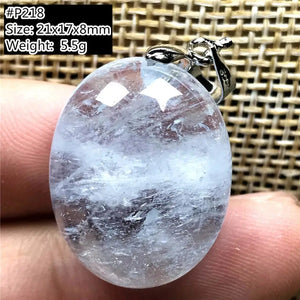 Natural Aquamarine Pendant Jewelry For Woman Lady Man Gift