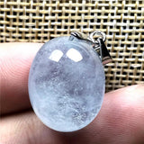 Natural Aquamarine Pendant Jewelry Silver Gemstone Necklace Pendant AAAAA