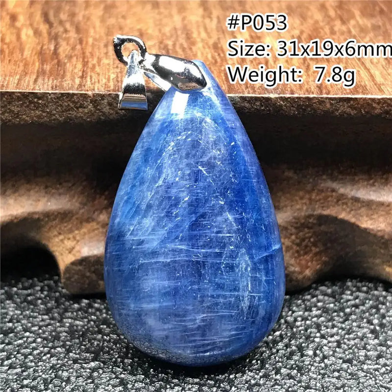 Natural Kyanite Crystal Necklace Pendant Jewelry For Woman