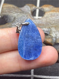 Natural Kyanite Crystal Pendant Jewelry Water Drop Stone AAAAA