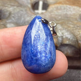 Natural Kyanite Crystal Pendant Jewelry Water Drop Stone AAAAA