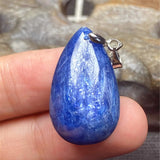 Natural Kyanite Crystal Pendant Jewelry Water Drop Stone AAAAA