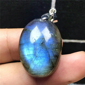 Labradorite Necklace Pendant Crystal Jewelry Moonstone AAAAA