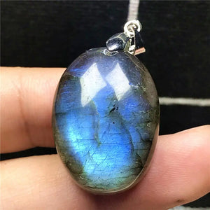 Labradorite Necklace Pendant Crystal Jewelry Moonstone AAAAA