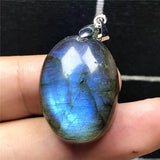 Labradorite Necklace Pendant Crystal Jewelry Moonstone AAAAA