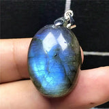 Labradorite Necklace Pendant Crystal Jewelry Moonstone AAAAA