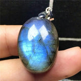 Labradorite Necklace Pendant Crystal Jewelry Moonstone AAAAA