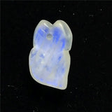 Moonstone Pendant 14x8x6mm Fox Carved Crystal Beads