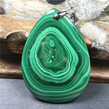 Green Malachite Chrysocolla Crystal Pendant For Women Men Gift