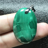 Natural Green Malachite Chrysocolla Pendant 32x21x7mm