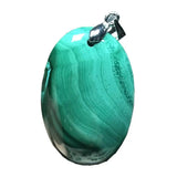 Natural Green Malachite Chrysocolla Pendant Jewelry 33x21x8mm Oval Gemstone
