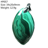 Natural Green Malachite Chrysocolla Pendant Jewelry AAAAA