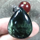 Natural Green Seraphinite Crystal Pendant Jewelry For Women Men