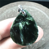 Natural Green Seraphinite Pendant For Women Men