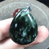 Natural Green Seraphinite Pendant For Women Men