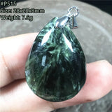 Natural Green Seraphinite Pendant Jewelry For Women Men