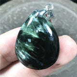 Natural Green Seraphinite Rare Crystal Pendant For Women Lady Men