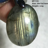 Labradorite Necklace Pendant Crystal Beads Silver Yellow Moonstone AAAAA