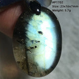 Labradorite Necklace Pendant Crystal Beads Silver Yellow Moonstone AAAAA