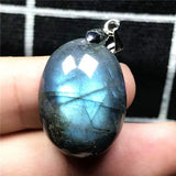 Labradorite Pendant Jewelry For Woman Man Silver Moonstone Gemstone AAAAA