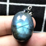 Labradorite Pendant Jewelry For Woman Man Silver Moonstone Gemstone AAAAA
