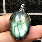 Labradorite Pendant Yellow Light Crystal Moonstone Gemstone AAAAA