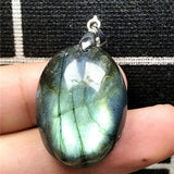 Labradorite Pendant Yellow Light Crystal Moonstone Gemstone AAAAA