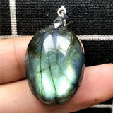 Labradorite Pendant Yellow Light Crystal Moonstone Gemstone AAAAA