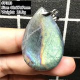 Labradorite Pendant Jewelry Yellow Light Beads Healing Water Drop Moontone