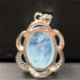 Ocean Aquamarine Beads Pendant Jewelry Reiki Crystal Stone