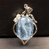 Natural Ocean Aquamarine Crystal Pendant Jewelry For Woman Man