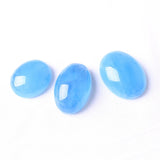 Ocean Aquamarine Pendant Crystal Stone 25x15mm Beads Reiki Gemstone