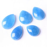 Ocean Aquamarine Pendant Crystal Stone 25x15mm Beads Reiki Gemstone