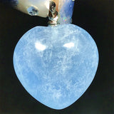 Natural Ocean Aquamarine Pendant 925 Silver Jewelry AAAAA