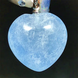 Natural Ocean Aquamarine Pendant 925 Silver Jewelry AAAAA