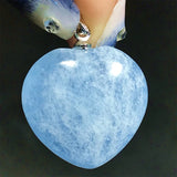 Natural Ocean Aquamarine Pendant 925 Silver Jewelry AAAAA